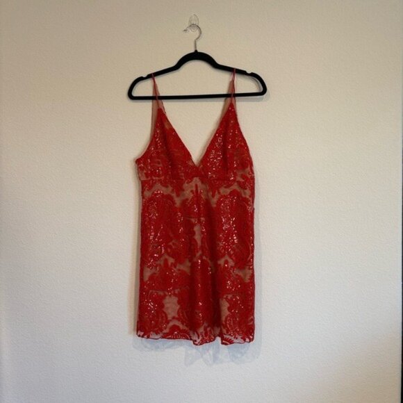 Free People Size 8 Night Shimmer Mini Dress NWT - Picture 3 of 8